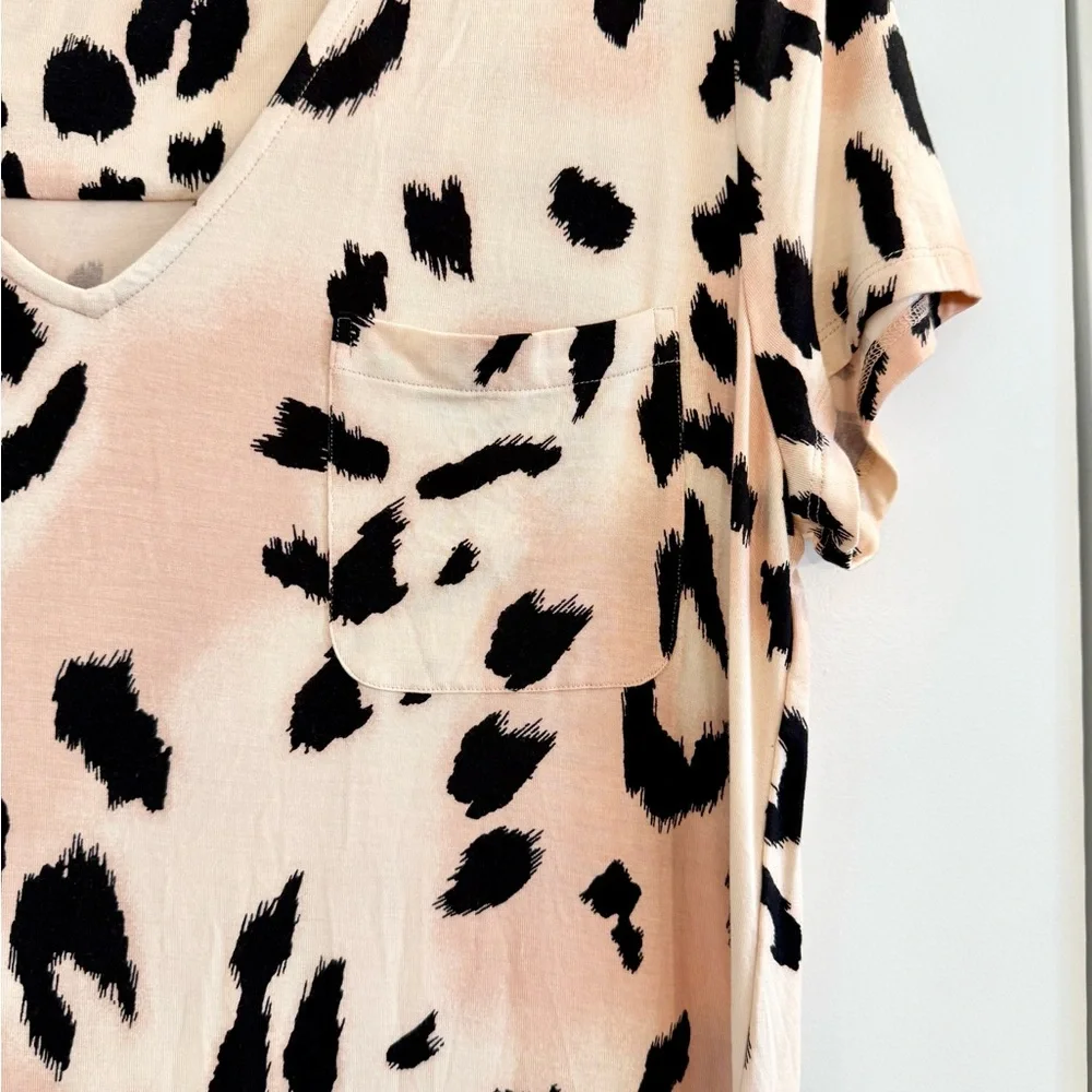 Soma Cool Nights Animal Print Sleep Shirt Size M - Picture 4 of 7
